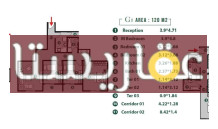 شقق 120 متر  دور رابع 