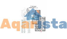 شقه 123 متر _ دور تالت